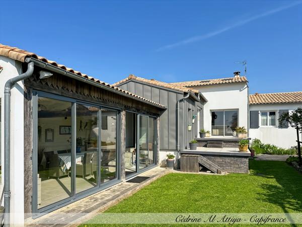 Maison à vendre à Puilboreau de plain-pied, 7 pièces, 175m2, jardin et garage