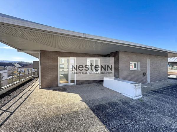 Appartement 2 pièces 44 m² en dernier étage - Terrasse privative de 72 m² - Place de parking en sous-sol