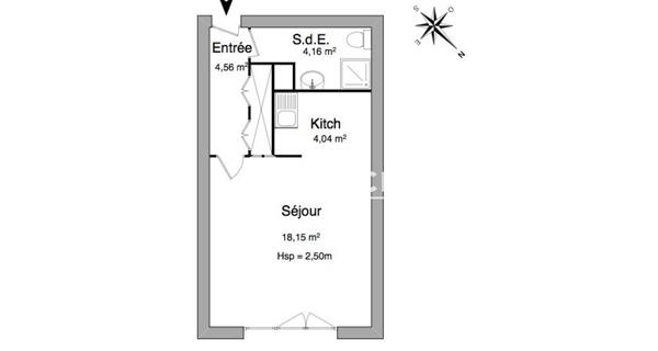 Location Studio 30.91 m² - Rethel 08300