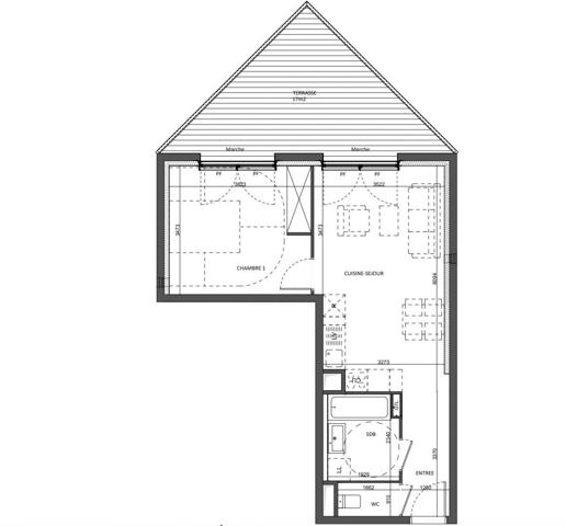 Appartement (neuf) à vendre 2 pièces 44 m² Montpellier