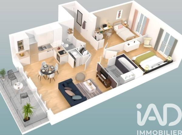 Appartement à vendre 3 pièces 63,22 m² Cormeilles-en-Parisis