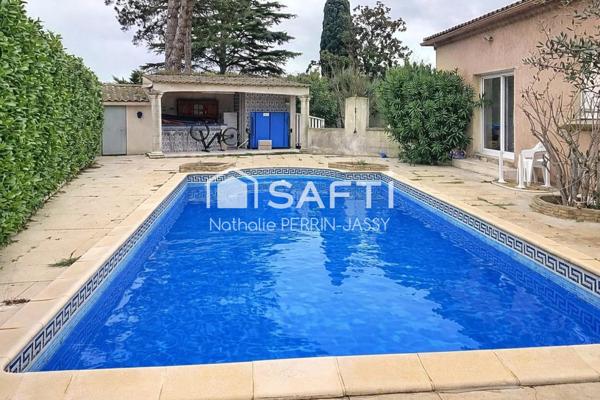 MARAUSSAN   Maison 140m², 3 chambres, piscine, garage