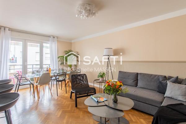 Bel appartement 5P avec balcon cave et parking
