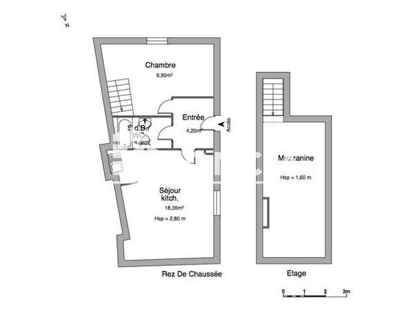 Location Appartement 2 pièces 36.5 m² - 36 IMPASSE DES LOUVIERS Saint Germain En Laye 78100