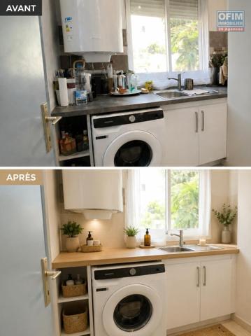 À VENDRE T3 DUPLEX EN REZ DE CHAUSSEE 69 M2 BOUCAN CANOT RÉSIDENCE ODYSSEAN