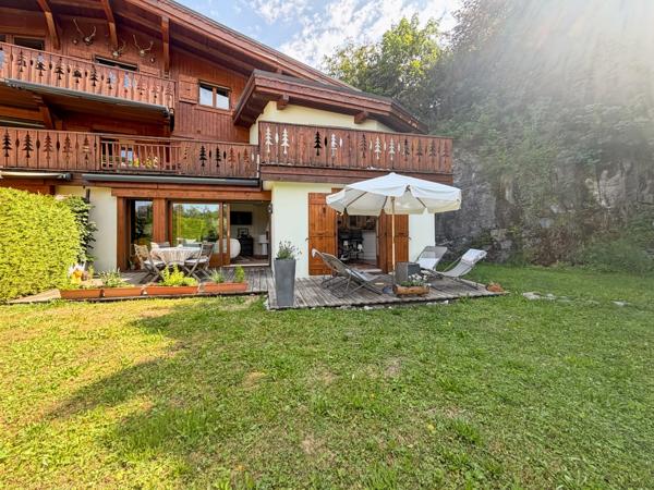 A VENDRE - Appartement T4 en rez de jardin - MEGEVE