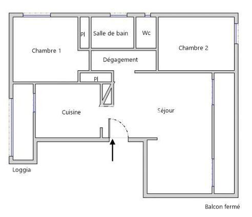Appartement
         3 pièces
        - 66 m² Exclusivité 197 800 € *