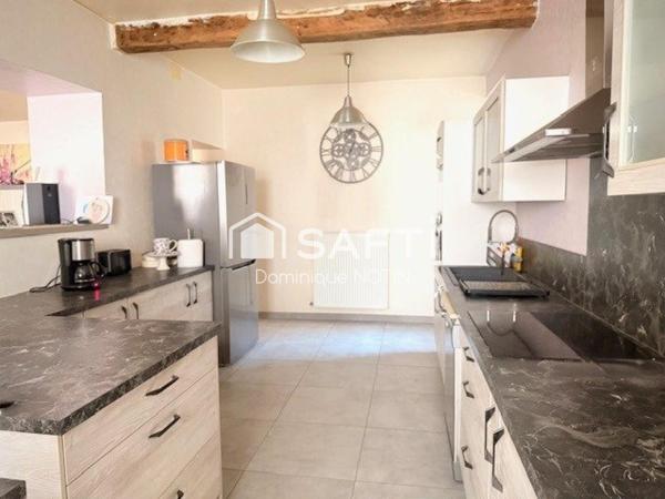 Maison 137m² 3chb avec potentiel + 100m²   cour