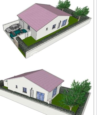 villa plain pied 2 chambres 72m2 avec garage et jardin paysager sur parcelle de 270m2 Portiragnes