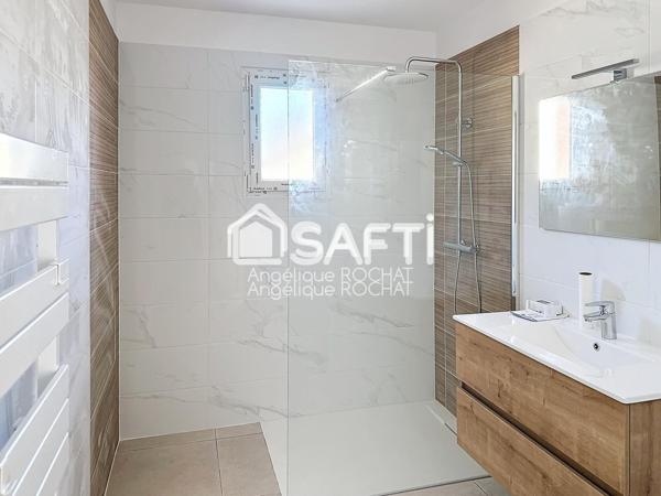 villa plain pied 2 chambres 72m2 avec garage et jardin paysager sur parcelle de 270m2 Portiragnes