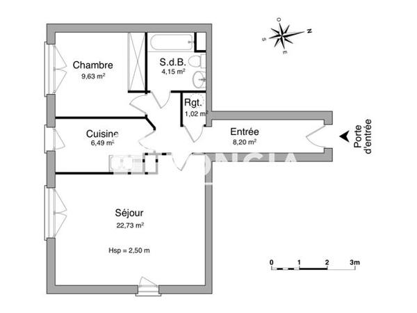 Location Appartement 2 pièces 52.22 m² - 12 RUE DES CORROYEURS Strasbourg 67200