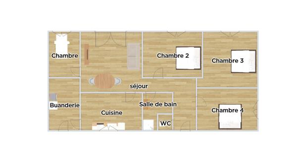 Maison 5 pièces - 90 m²