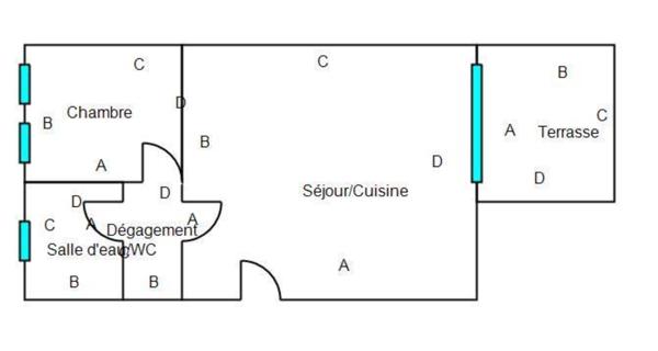 Appartement
         2 pièces
        - 40 m² Exclusivité 54 500 € *