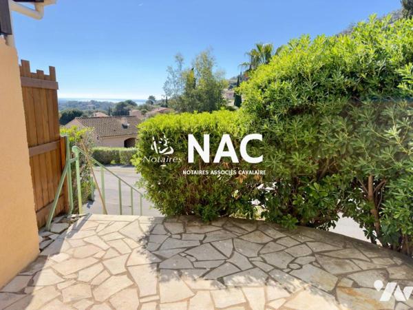 Charmant studio de 26m², terrasse, vue mer et place de parking 