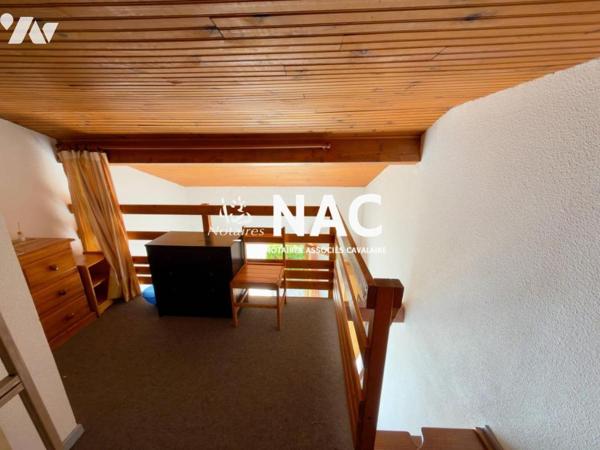 Charmant studio de 26m², terrasse, vue mer et place de parking 