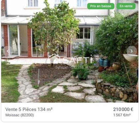 maison de ville en parfait état