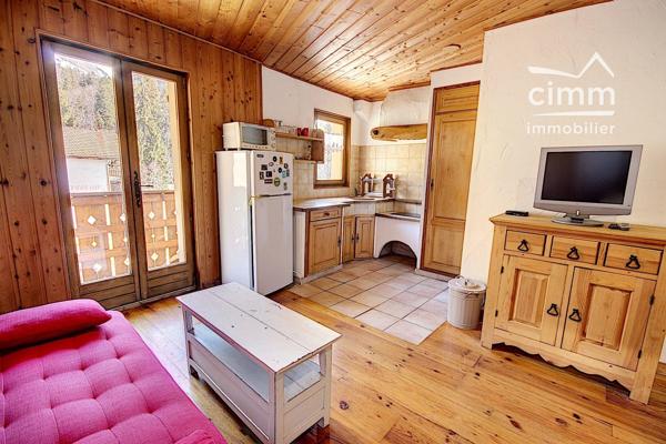 Nous vous proposons à la location à PASSY (74190) secteur PLATEAU D'ASSY, un T1bis meublé d'environ 32 m².