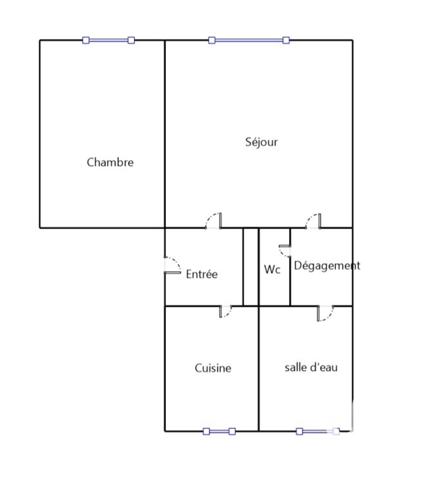 Appartement à vendre 2 pièces 42 m² Choisy-le-Roi