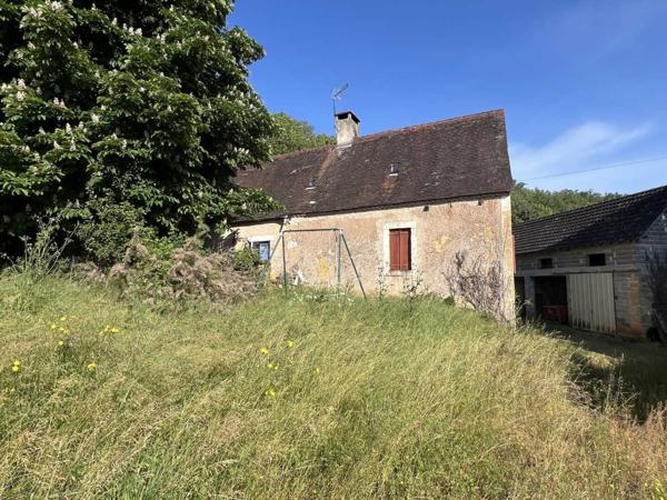 Maison ancienne - Thenon Fermette à rénover avec l'ensemble de ses dépendances agricoles sur 8 ha de terrrain au coeur d'un petit village du Périgord Noir.