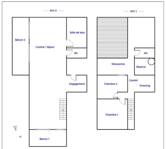 Appartement à vendre 3 pièces BOURG SAINT MAURICE (73) LES ARCS DUPLEX