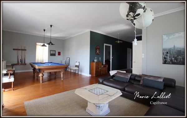 Maison à vendre 11 pièces PITHIVIERS (45), 265m², 5 chambres, séjour 45m², piscine, garage, parc arboré de 2500m², sous-sol