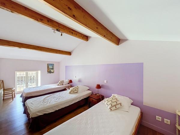 20KM gare TGV ANGOULEME : Ensemble immobilier charentais rénové avec maison principale, gîte et 6 000 m² de te