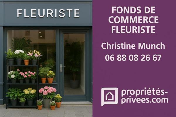 FLEURISTE - MAGNIFIQUE ACTIVITE CLEF EN MAIN - DEPART RETRAITE