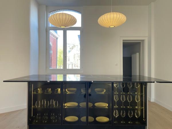 LAMBERSART, en bordure de la Deûle, Appartement 85 m² type 3 refait à neuf LAMBERSART