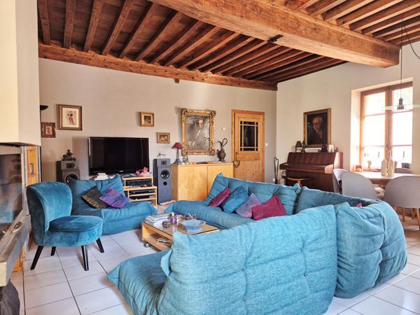 Tramoyes (01390) Propriété de charme idéale pour grande famille, projet intergénérationnel ou maison d’hôtes