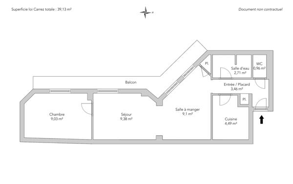 Appartement Paris 8 e - MADELEINE / RUE CASTELLANE