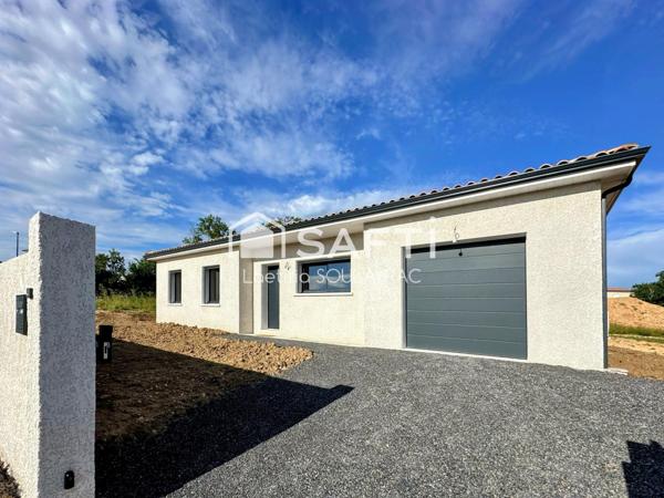 Villa 2024 de 110m² à Castres, avec garage et jardin.
