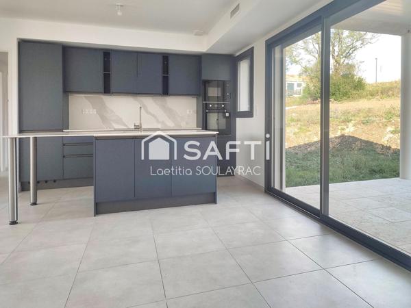 Villa 2024 de 110m² à Castres, avec garage et jardin.