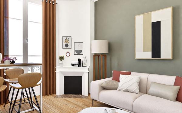 Appartement à vendre    3 pièces • 44,34 m2 Clamart