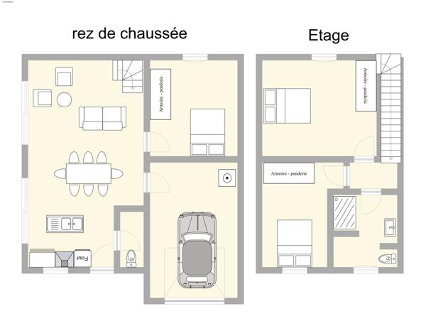 Maison 4 pièces - 82 m²