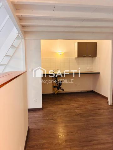Studio mezzanine avec jardin privatif à deux pas du Champ-de-Mars