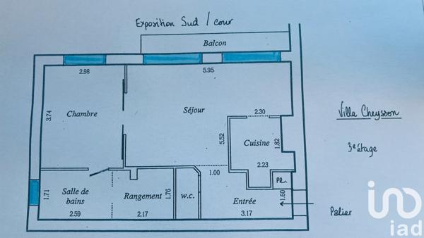 Appartement à vendre 2 pièces 48 m² Paris 16