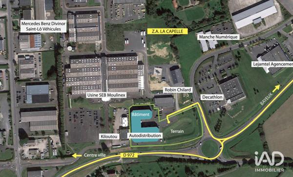Local d’activité à vendre 1 127 m² Saint-Lô
