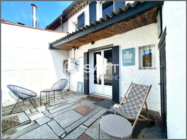 Jolie maison de ville rénovée avec jardin