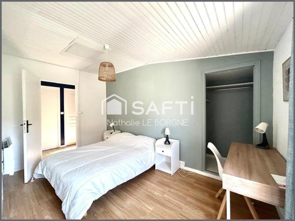 Jolie maison de ville rénovée avec jardin