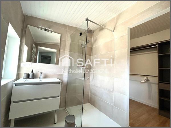 Jolie maison de ville rénovée avec jardin