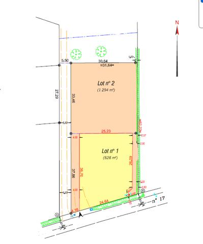 Terrain à vendre 1 294 m² Sigoulès-et-Flaugeac