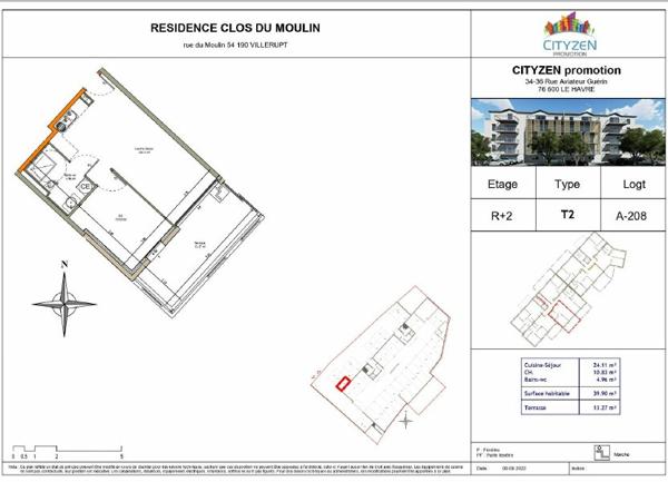 Appartement à vendre    1 pièce •  Audun-le-Tiche