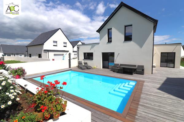 QUEVEN BELLE CONTEMPORAINE AVEC PISCINE CHAUFFEE