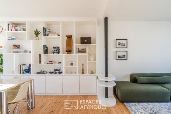 Dernier étage rénové par un architecte