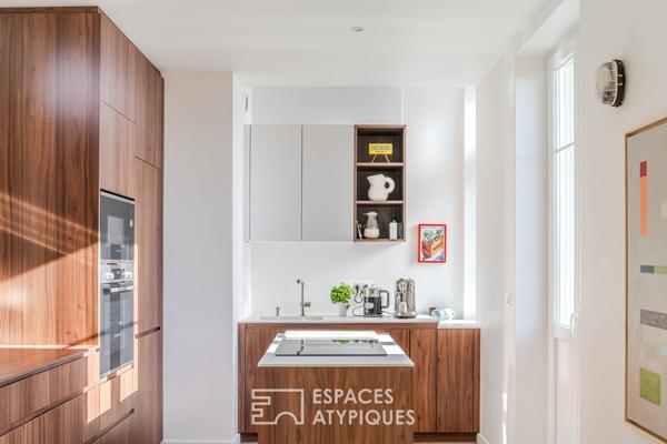 Dernier étage rénové par un architecte