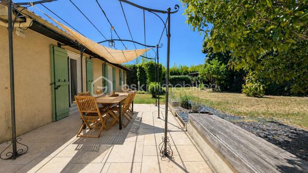 Ce bien n'est plus disponible. Vous avez un projet de vente sur le secteur ? Contactez-moi pour échanger sur votre projet.

EXCLUSIVITÉ – MONTÉLIMAR – PLAIN-PIED RÉNOVÉ – TOUT À PIED – CALME ET SANS VIS-À-VIS

Vous recherchez une maison confortable, facile à vivre et parfaitement située pour profiter de Montélimar sans dépendre de la voiture ?

Découvrez cette villa de plain-pied d’environ 90 m² habitables, rénovée en 2025, bénéficiant d’un emplacement privilégié : commerces et commodités accessibles à pied, quartier résidentiel très calme et sans vis-à-vis.

La maison se compose d’une entrée fonctionnelle, d’une cuisine équipée de 12,85 m² et d’un agréable séjour de 27,20 m² ouvrant directement sur une terrasse avec pergola.

L’espace nuit offre trois chambres, une salle d’eau aménagée et un WC indépendant.

Côté pratique, la propriété dispose d’un grand garage de 28,40 m², d’un stationnement privatif ainsi que de possibilités de stationnement à proximité.

L’ensemble est implanté sur un terrain aménagé d’environ 500 m² avec chalet de jardin, offrant un extérieur agréable tout en restant facile à entretenir.

Rénovée récemment et classée DPE B, cette maison conjugue confort, performance énergétique et simplicité au quotidien.

Un bien clé en main particulièrement adapté à ceux qui recherchent du plain-pied, du calme, un extérieur sans contraintes importantes et toutes les commodités accessibles à pied.

DPE : B

Prix : 285 000 € HAI
Informations et visites : L’Immo by Céline PASCAL au 06.63.10.02.35