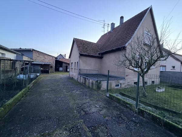 Maison de 89,32 m2 habitables sur un terrain de 6,41 ares à haguenau