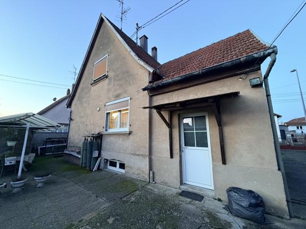 Maison de 89,32 m2 habitables sur un terrain de 6,41 ares à haguenau