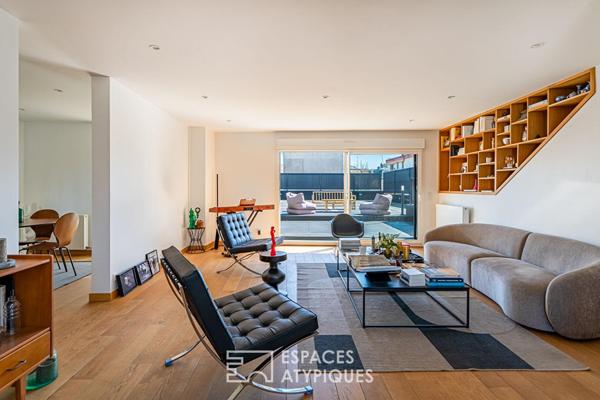 Entre ville et ciel ! L’horizon privé d’un duplex en dernier étage et sa terrasse monumentale à Enghien-les-Bains