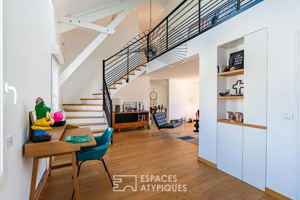 Entre ville et ciel ! L’horizon privé d’un duplex en dernier étage et sa terrasse monumentale à Enghien-les-Bains